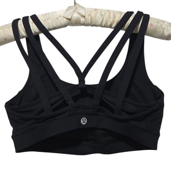 Lululemon Athletica x SoulCycle Strappy Black Sports Bra Size 6 - Picture 2 of 3